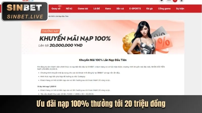 Chương trình hoàn trả hàng tuần cho casino và thể thao